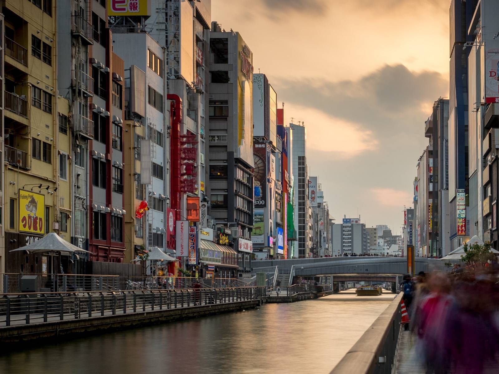 Photo of Dotonbori, Japan (Golden Hour on the Canal - Osaka by Ajay Suresh)