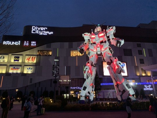 Photo of Unicorn Gundam Statue, Tokyo, Japan